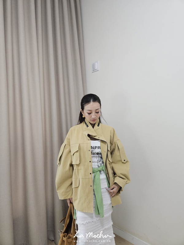 立體口袋工裝外套